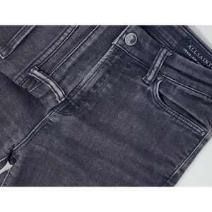 All‎ Saints Grace Skinny Stretch Women's Size 28x29 Black Jeans Denim